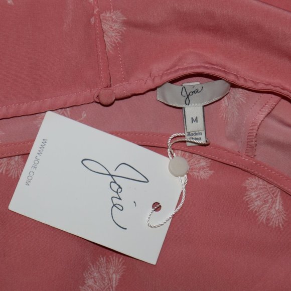 NWT Joie Arryn Pink Dandelion Floral Printed Dress M - Picture 4 of 12